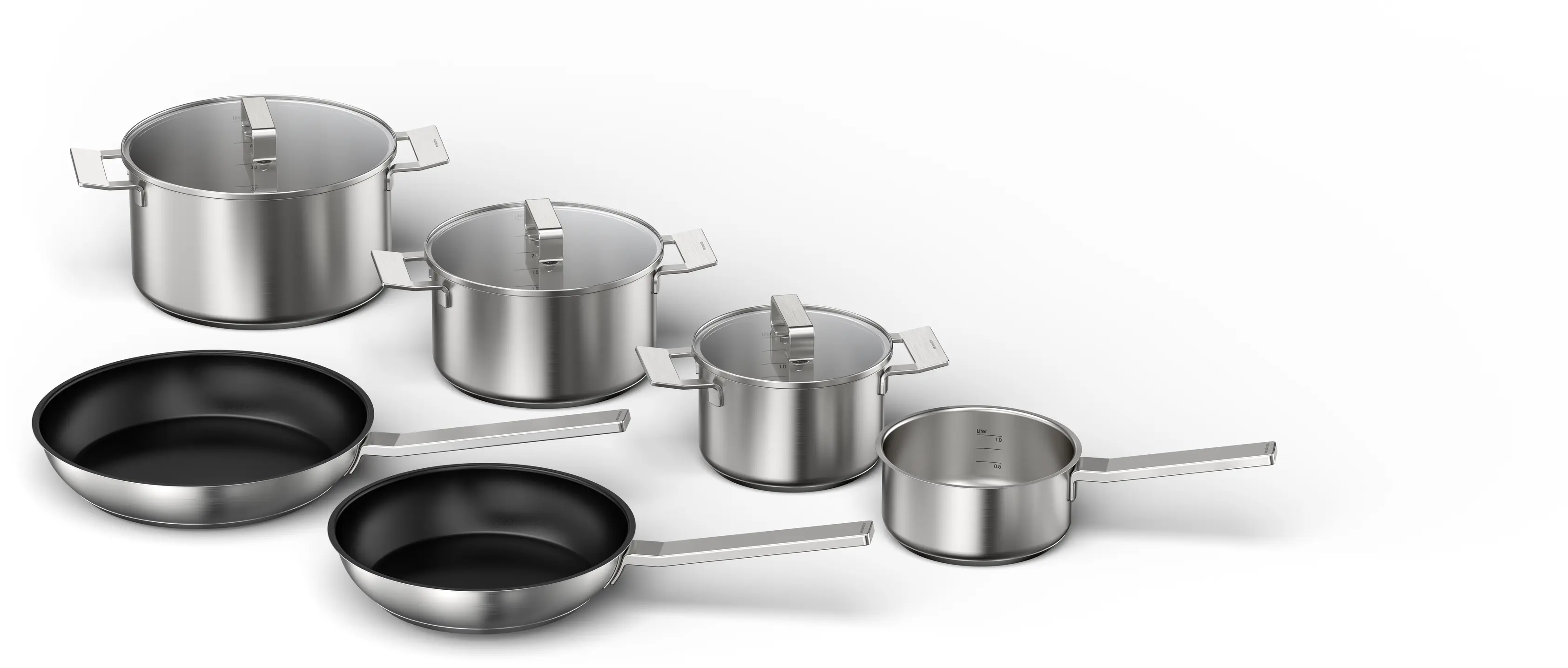 Pannenset 6 stuks HEZ9SE060 • 17005722