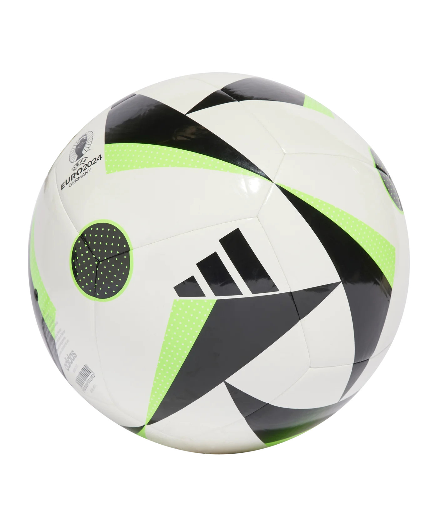 adidas Fussballliebe Club Trainingsball EM 2024 Weiss Schwarz Grün