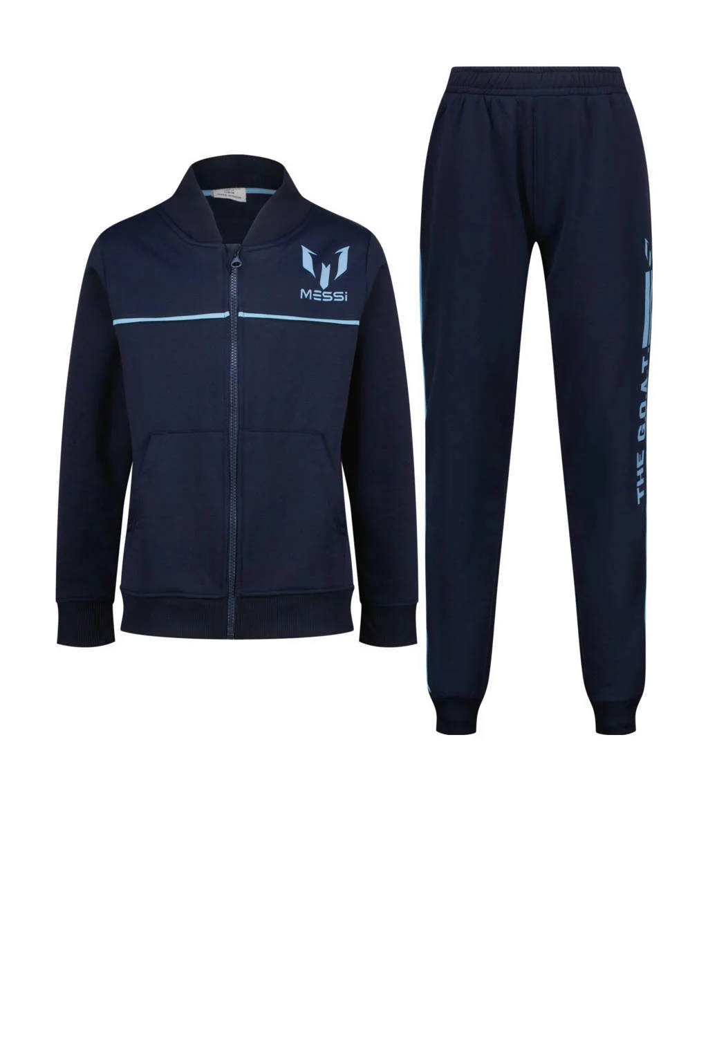 Messi sweatvest + joggingbroek donkerblauw