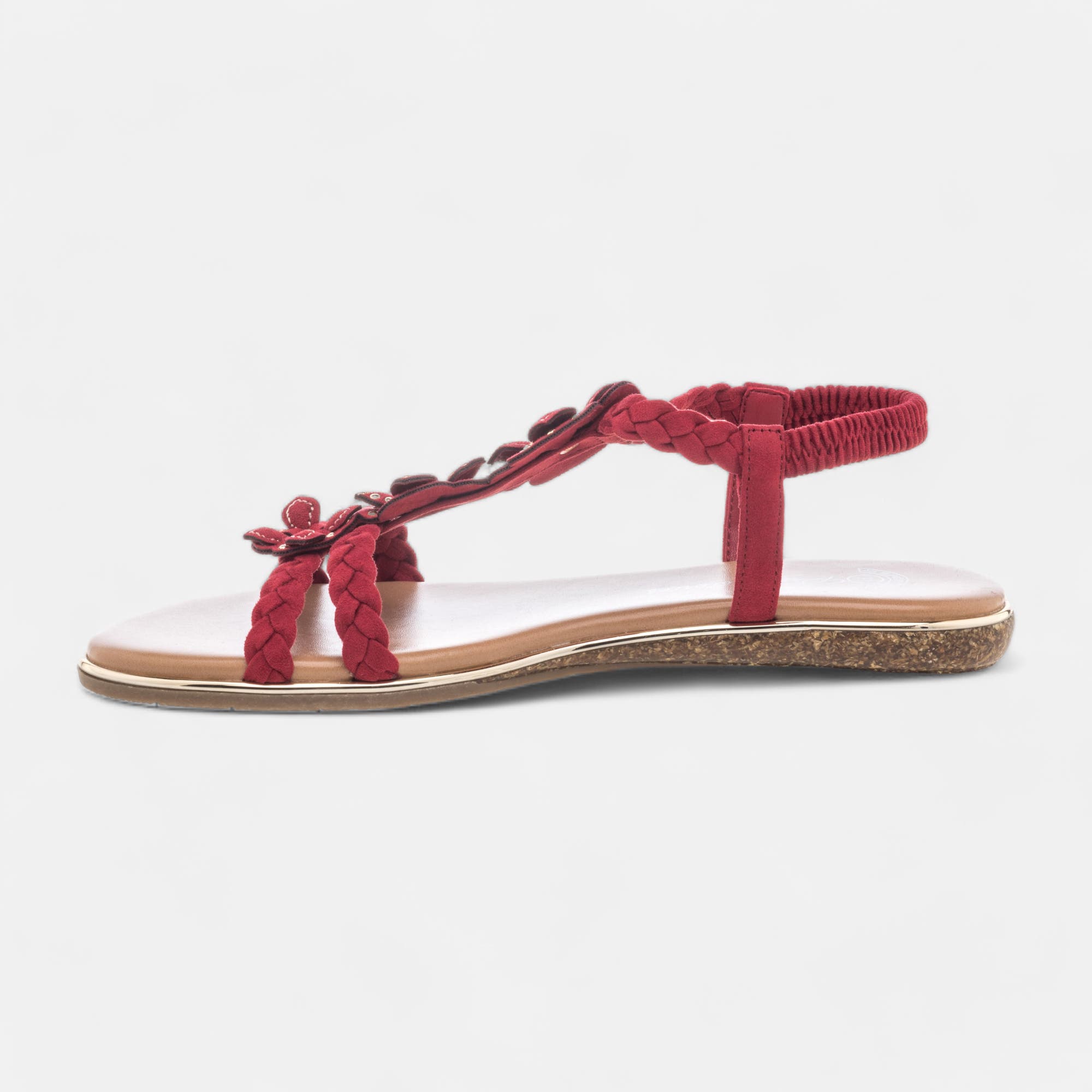 Nu-pieds Femme rouge