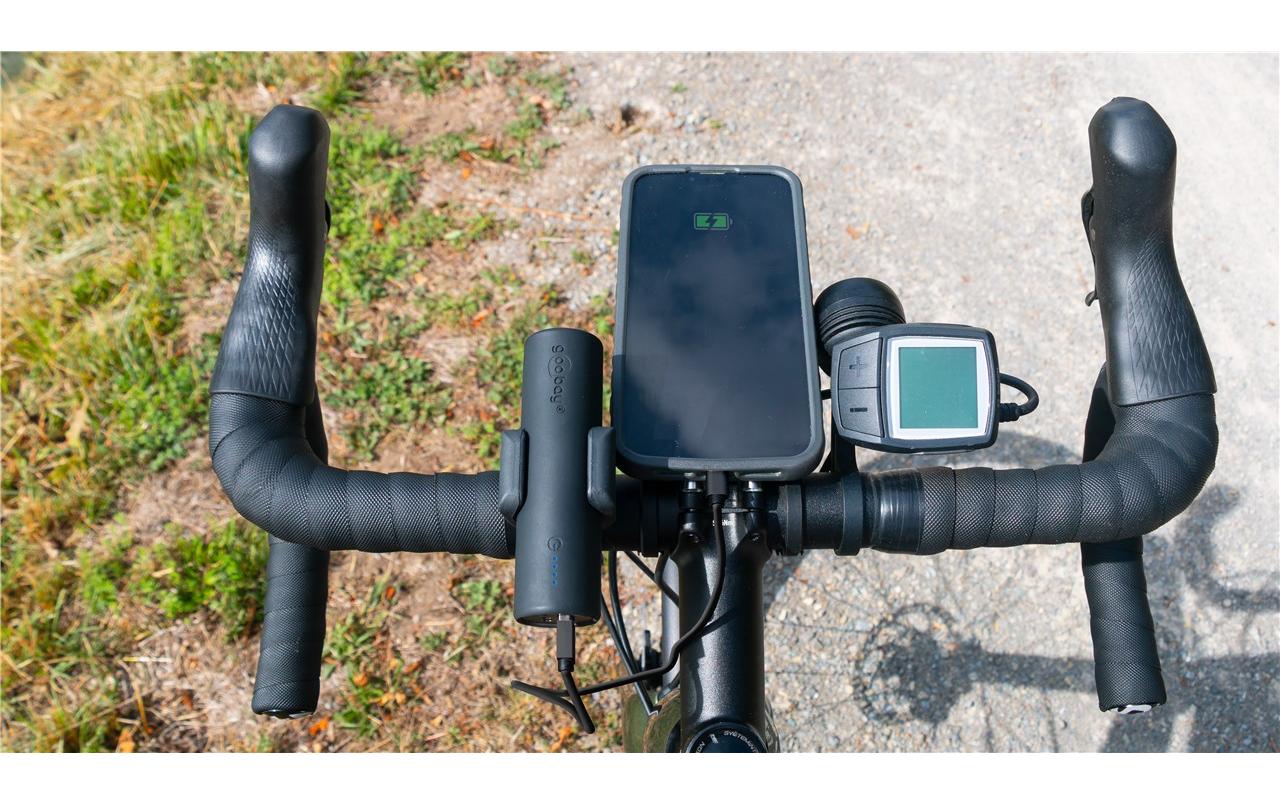 Powerbank Bike 5000 mAhBike-Powerbank inkl. Fahrradhalterung
