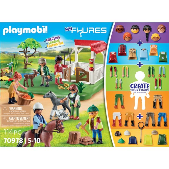 Ranch équestre Playmobil My Figures 70978