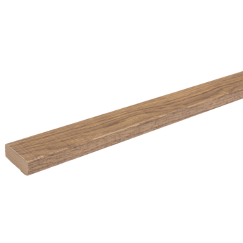 Lattenwand Decowall MDF donker eiken, lengte 260 cm, 5 stuks