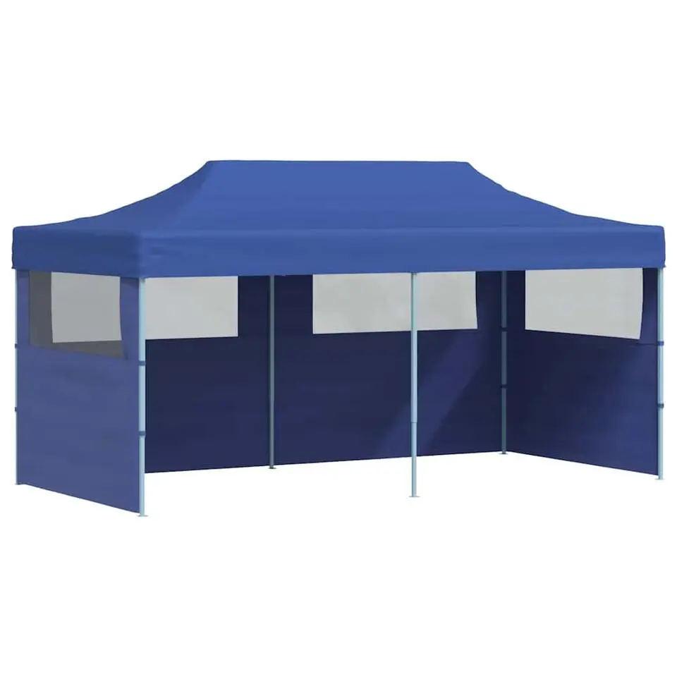 vidaXL - Luifel - Blauw - Stof
