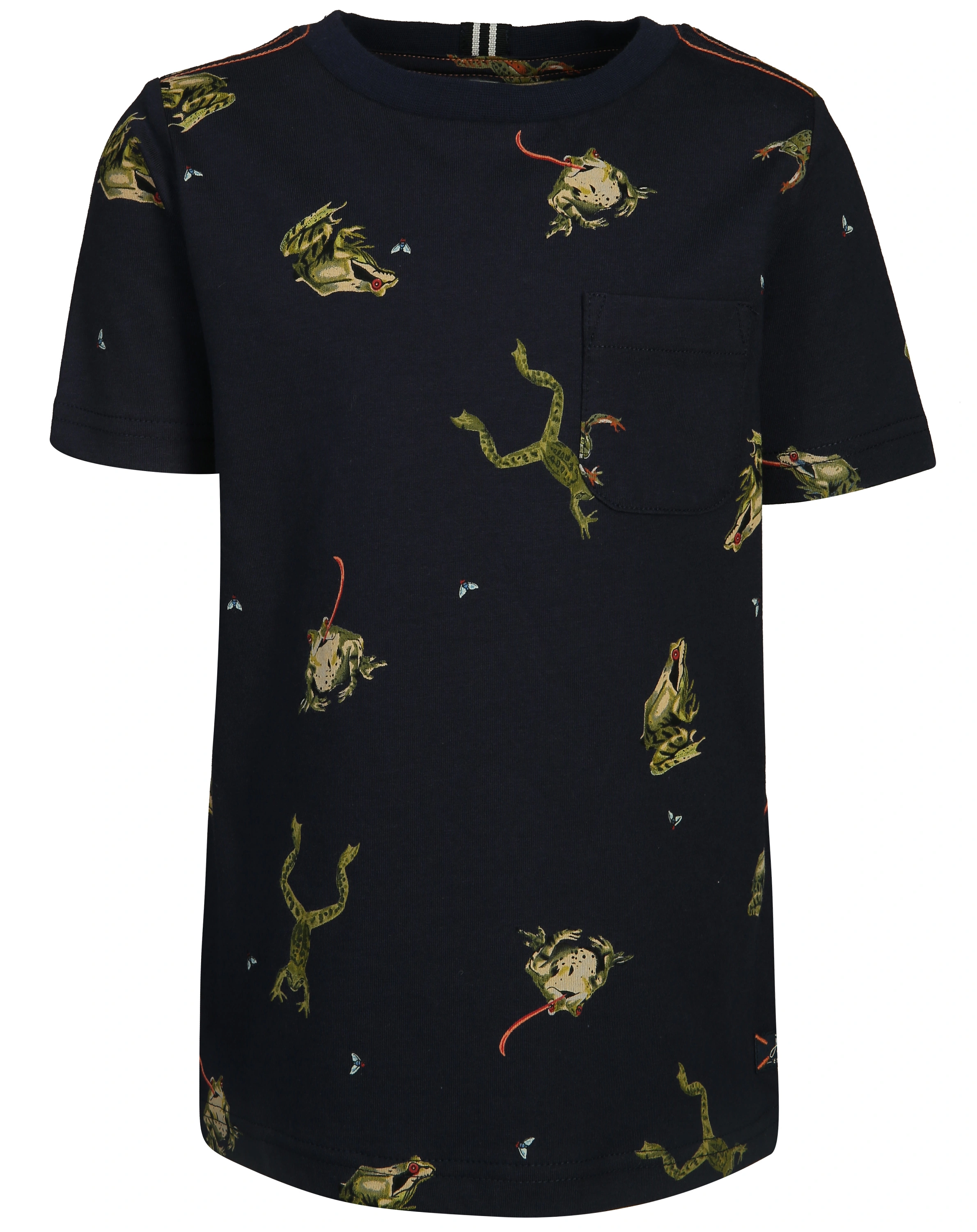 T-Shirt OLLY - FROGS AOP in navy