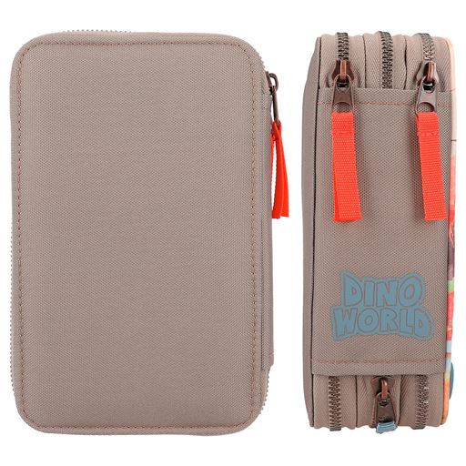 Dino World Trippel Penalhus, Khaki Brun