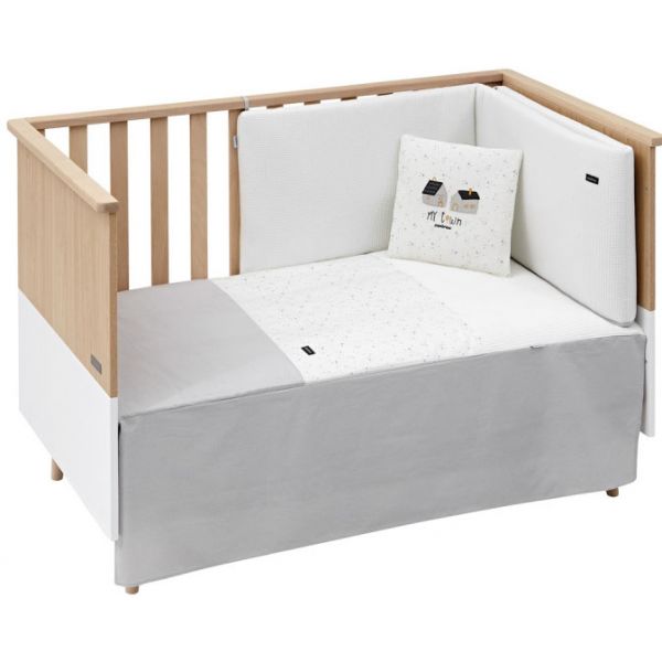 Cambrass Conjunto Colcha 2 Peças Céu Cinza 70x140 cm