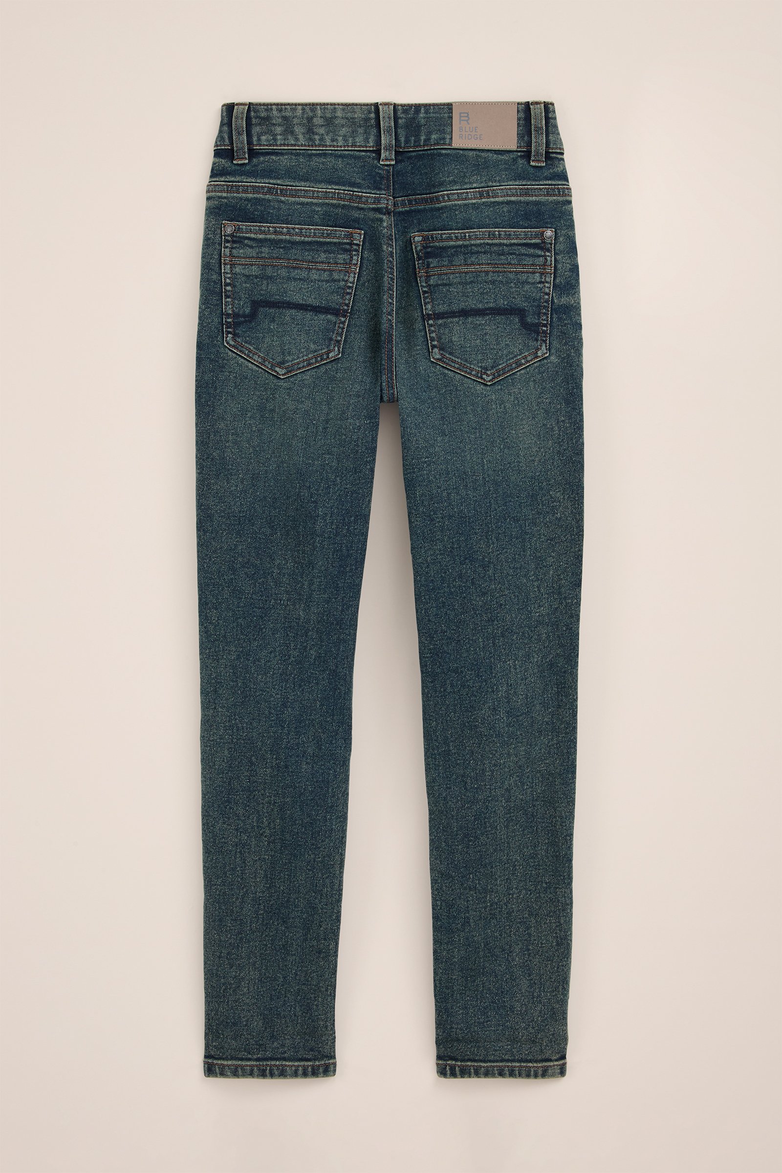 Jongens slim fit jeans met stretch Blue Ridge Donkerblauw