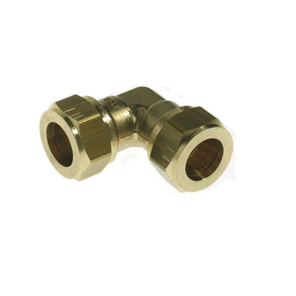 KLEMRING ALBUE FORKROMMET MESSING 10 MM