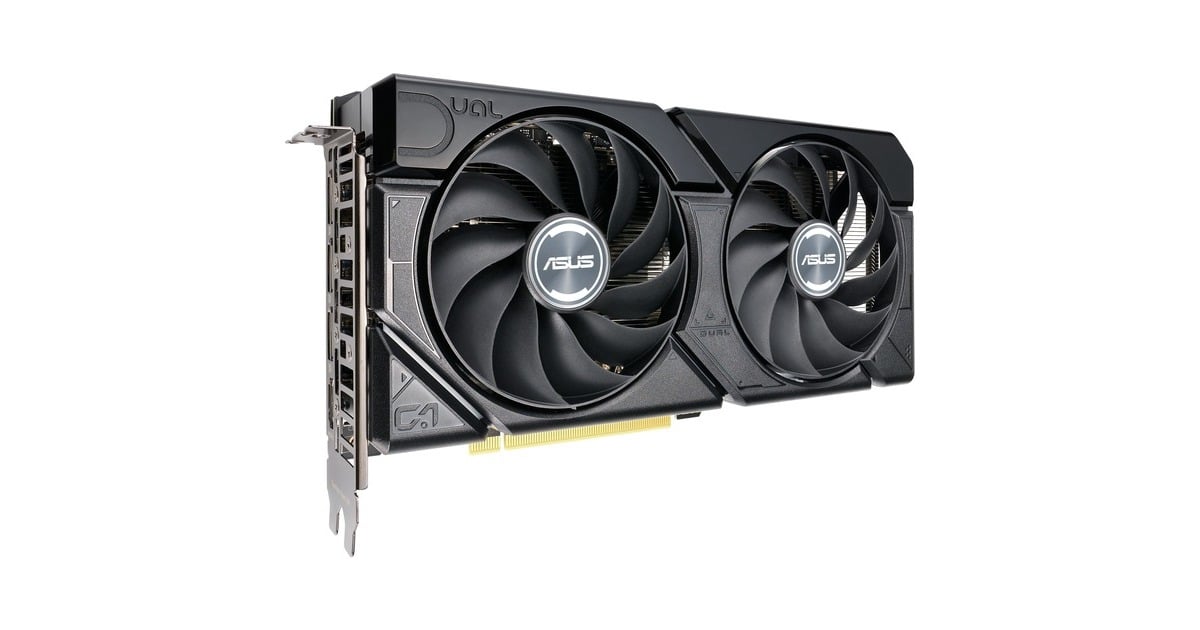 ASUSDUAL GeForce RTX 4060 Ti EVO OC grafische kaart  (1x HDMI, 3x DisplayPort, DLSS 3)