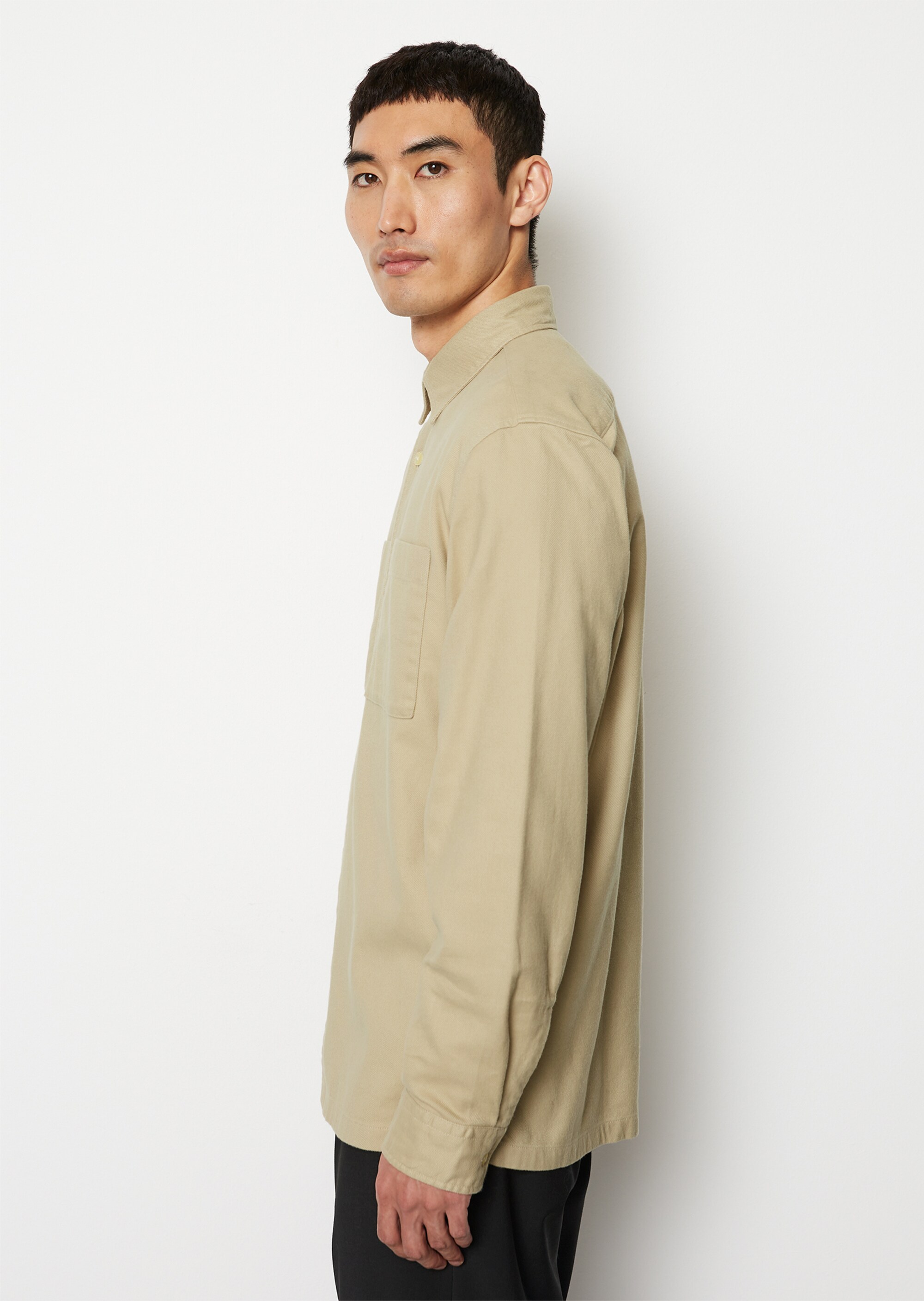 Hemd regular aus festem Bio-Baumwoll-Flanell