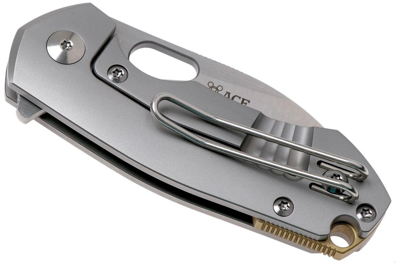 GiantMouse ACE Riv Titanium zakmes, Voxnaes & Anso design