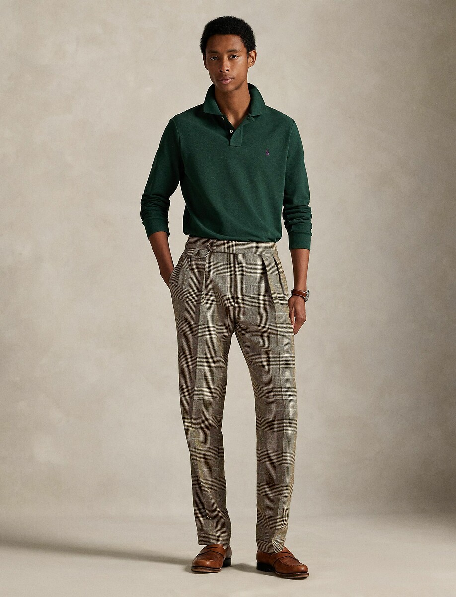 POLO RALPH LAUREN<br>Camisa pólo slim fit em piqué