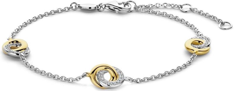 TI SENTO - Infinity Armband - Geel Verguld - 925 Sterling Zilver