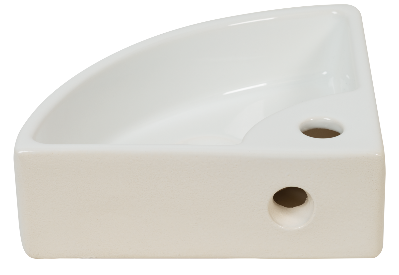 Plieger Miami hoekfontein 32x32cm wit