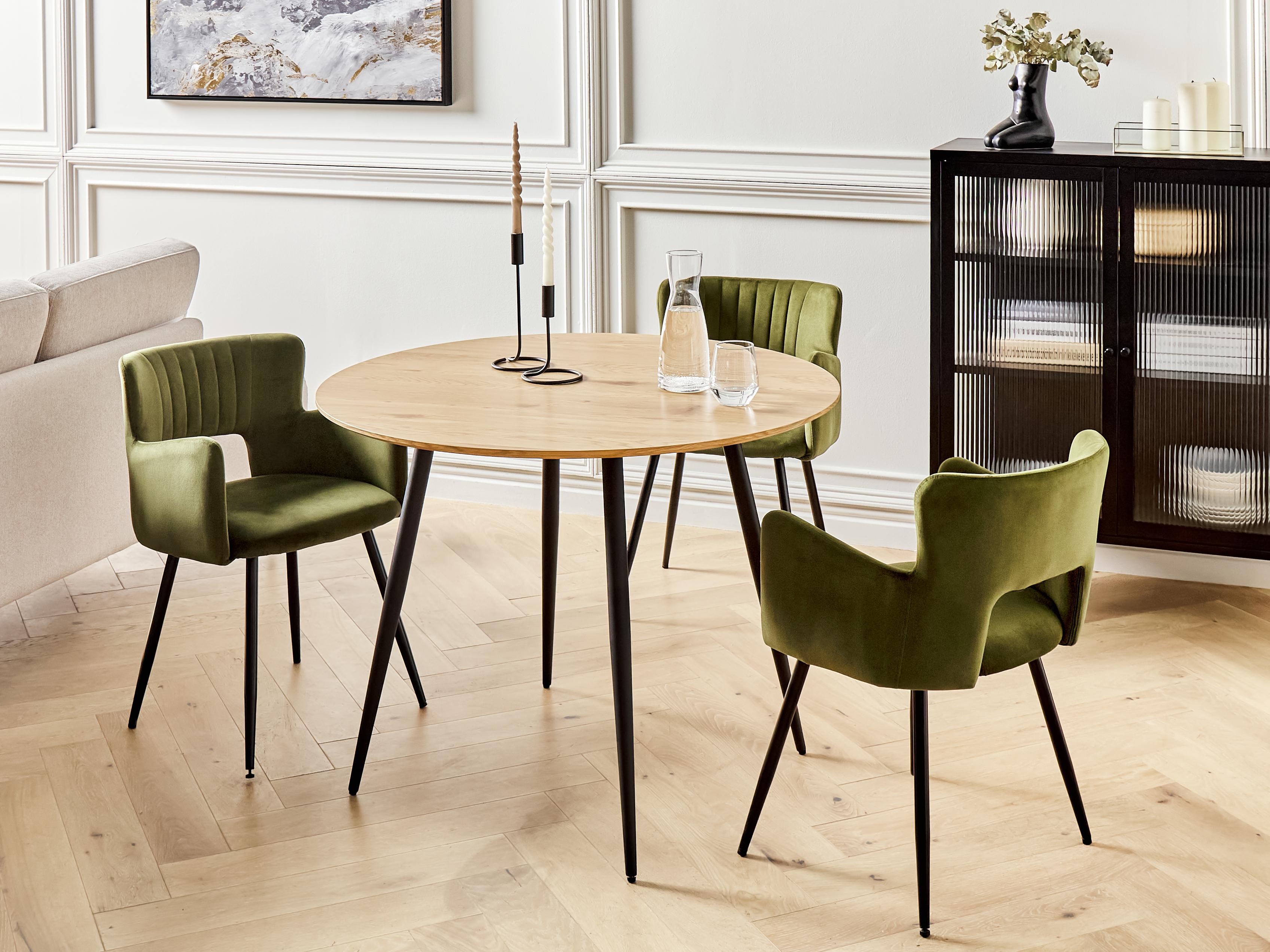 Eettafel BJORKA Lichtbruin 100 cm 100 cm