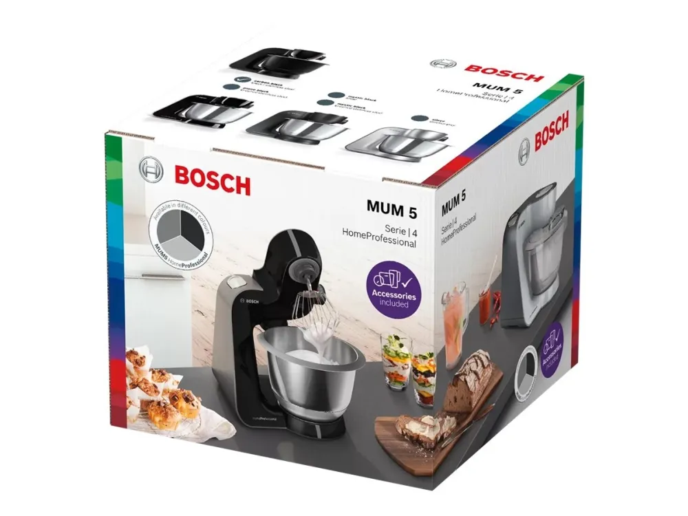 [OUTLET] - Bosch MUM5 MUM59N26CB - Køkkenmaskine - 1000 W - carbon-sort