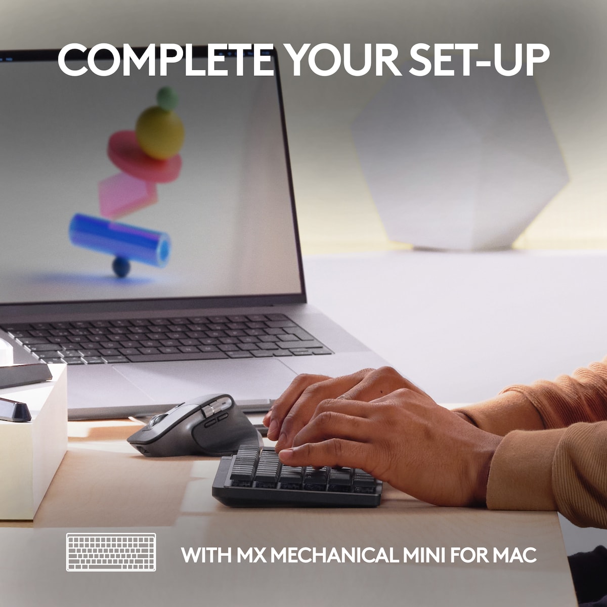 Logitech MX Master 3S for Mac trådløs mus (space grey)