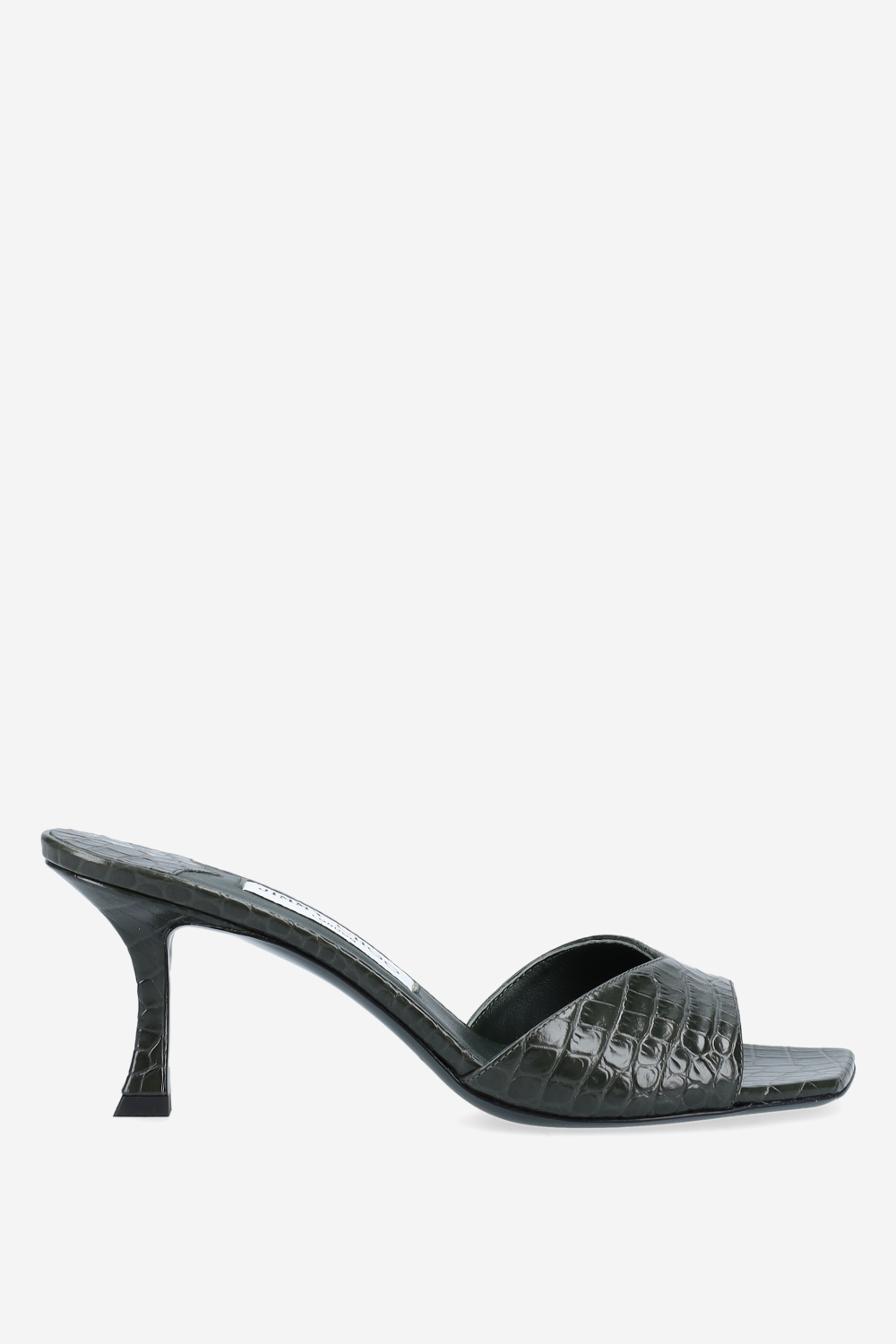 Skye 70 croco embrossed leather sandals