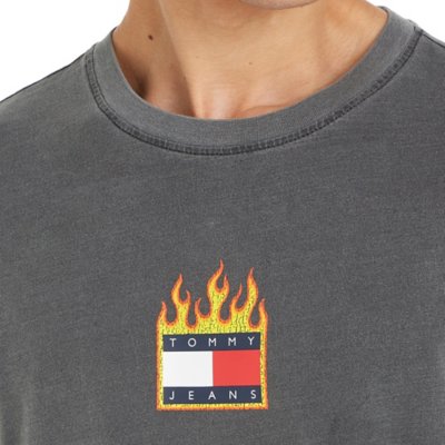 Tee-shirt à manches longues homme Tjm L/S Burning Badge TOMMY HILFIGER