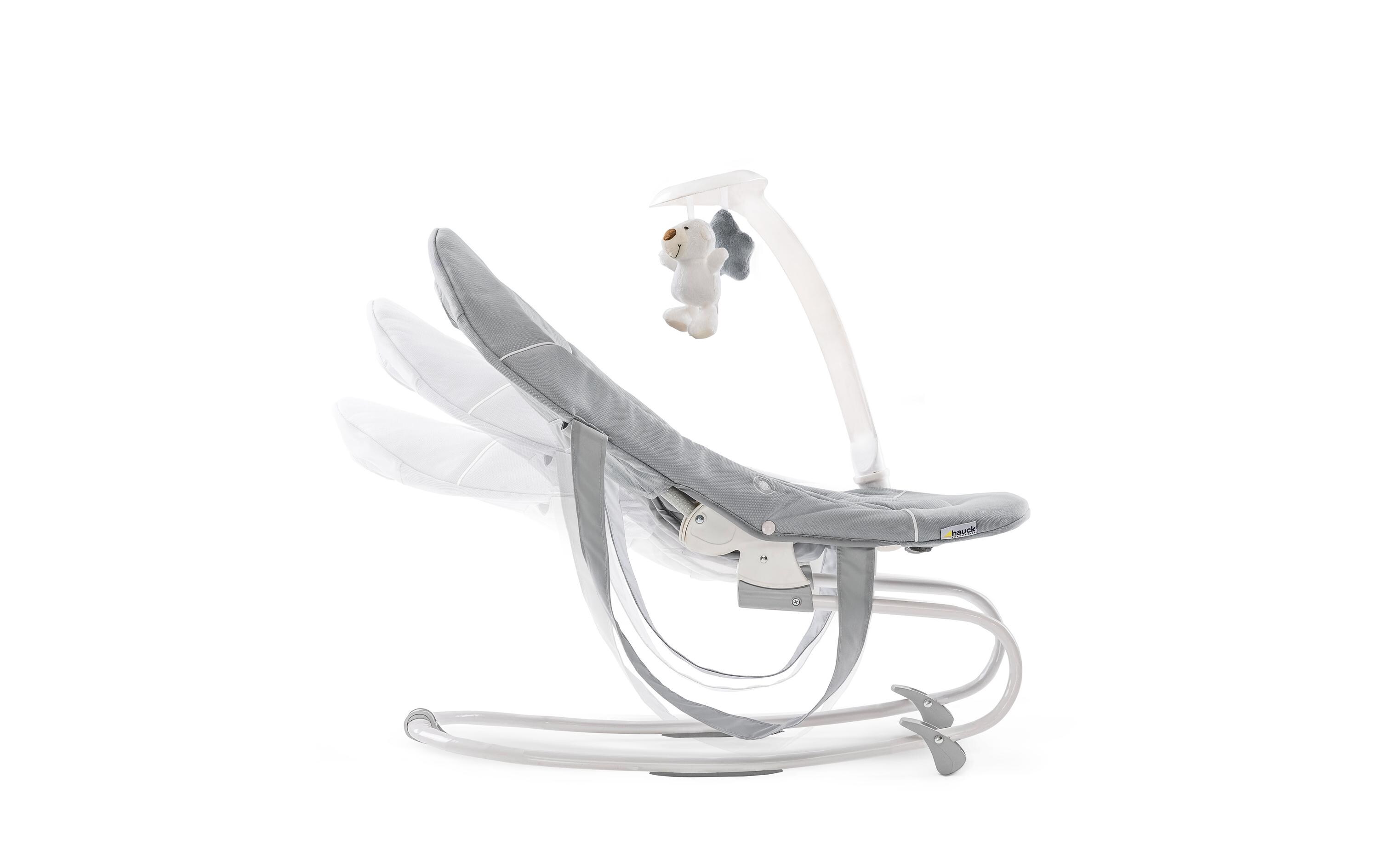 Hochstuhl Sit N Relax 3in1 Stretch Grey<br>Set mit Babysitz, Kindersitz und Wippgestell