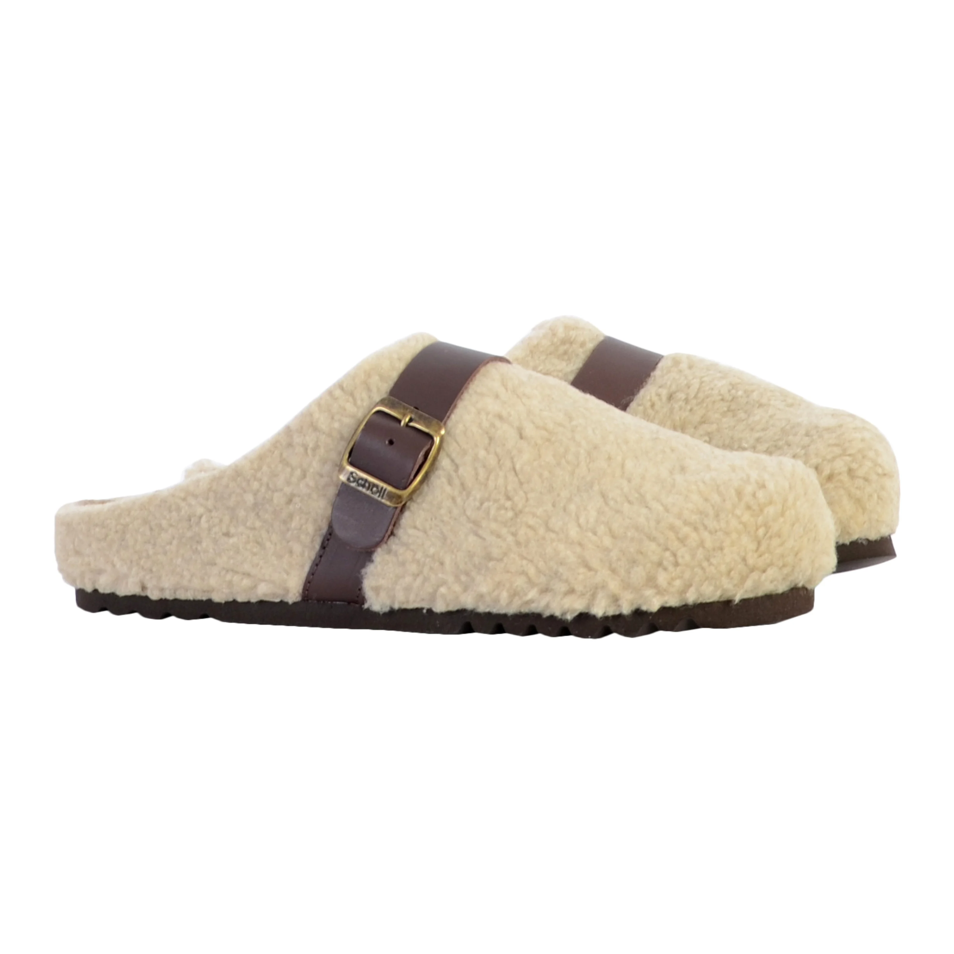 Chausson cuircharlotte | Marron