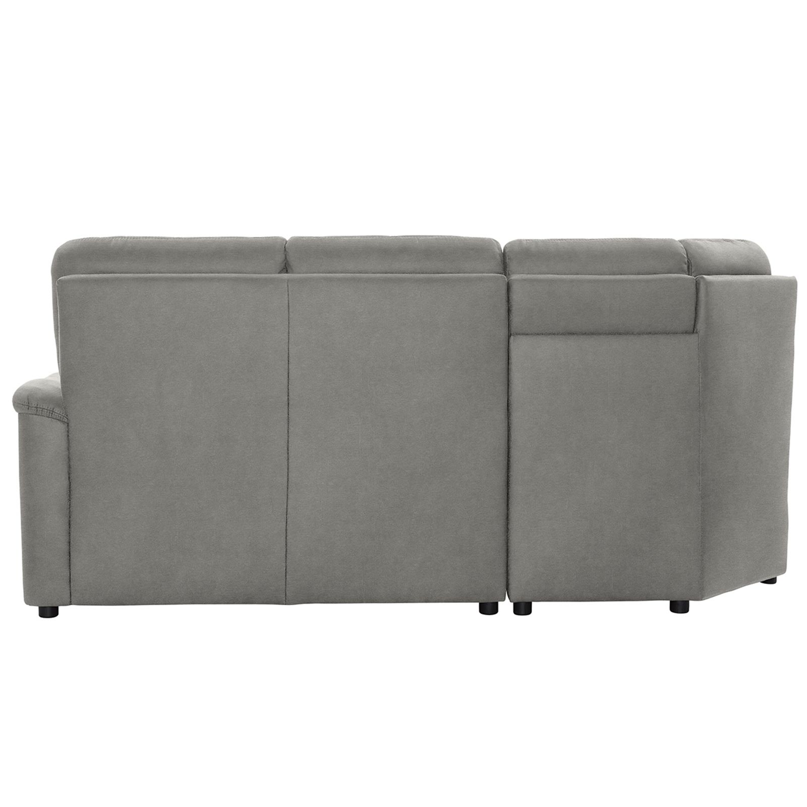 polsterpower Ecksofa - Belle silver - Basismodell - rechts