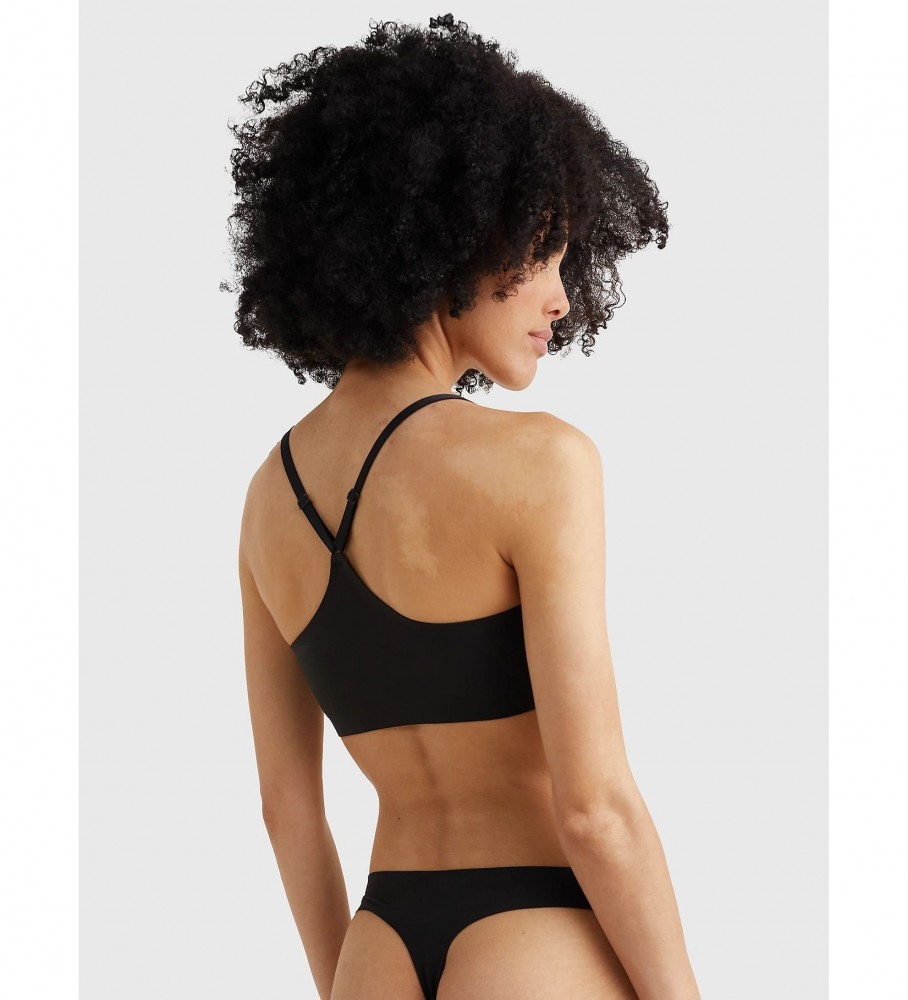 Sutiã Tommy Hilfiger Ultra-Soft Bralette com Costas Cruzadas, Preto
