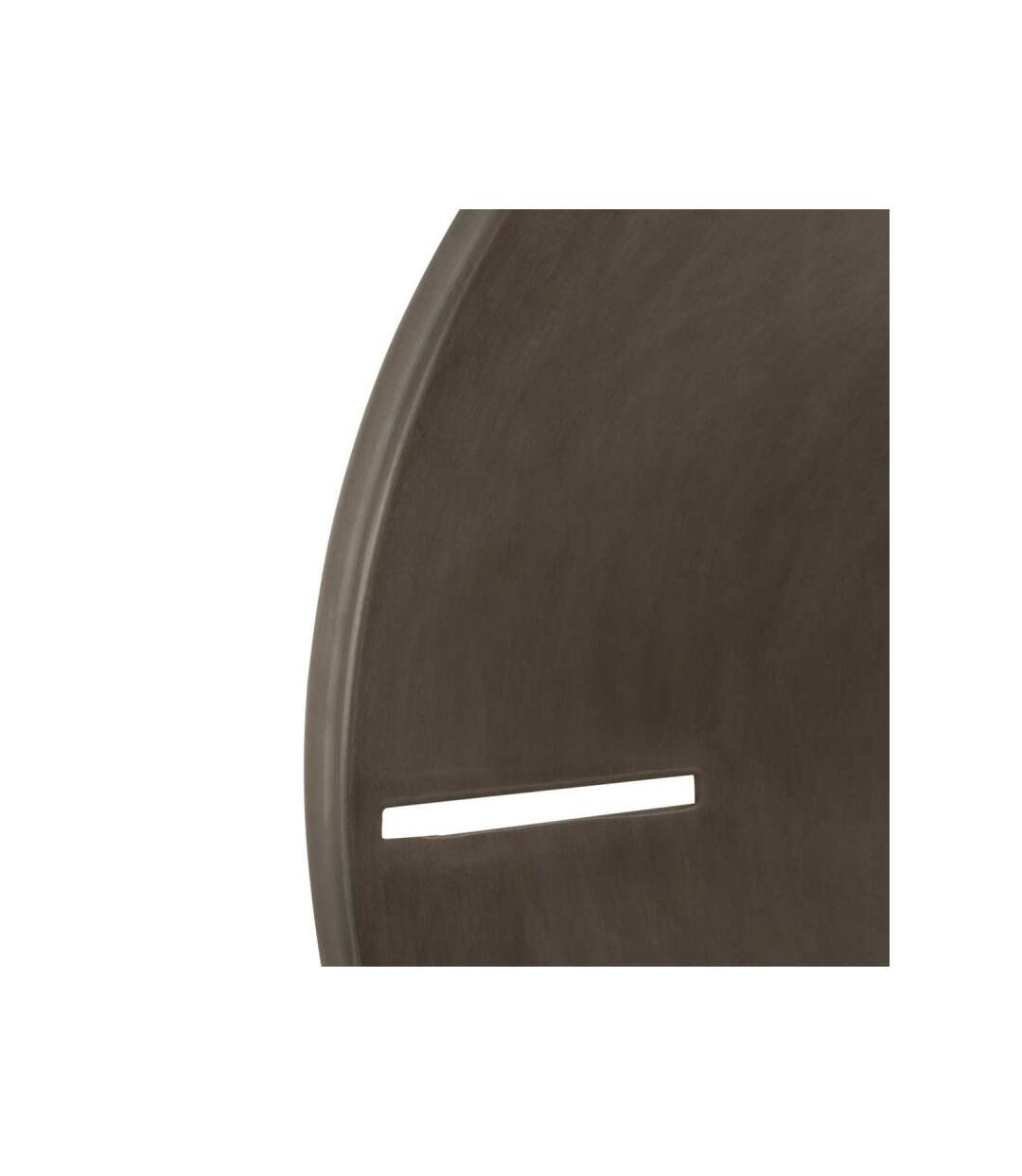 Paris Prix - Horloge Murale En Métal Design mat 50cm Gris