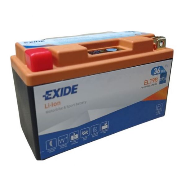 Exide Bateria Moto Ion-litio 190a  i. Elt9b