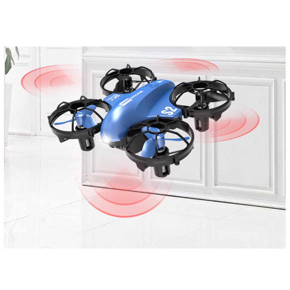 Mini Drohne USB Quadrocopter Spielzeug mit Fernsteuerung   Infrarot Handsensor - Orange