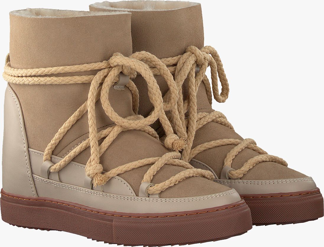 INUIKII beige inuikii enkelboots classic wedge