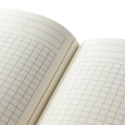 Protokollbuch Leinen, A4, Grau