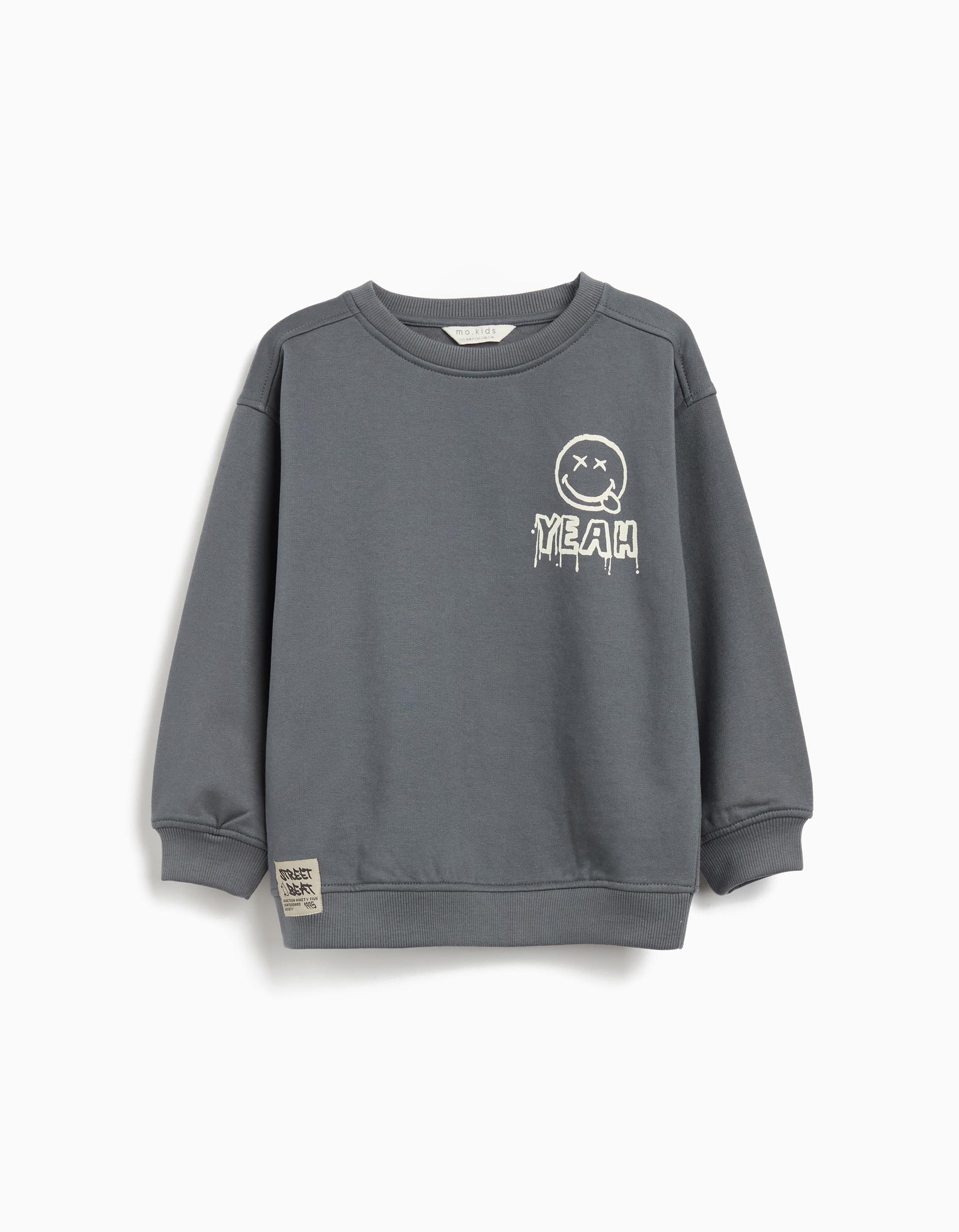 Sweatshirt de Felpa, Menino, Azul