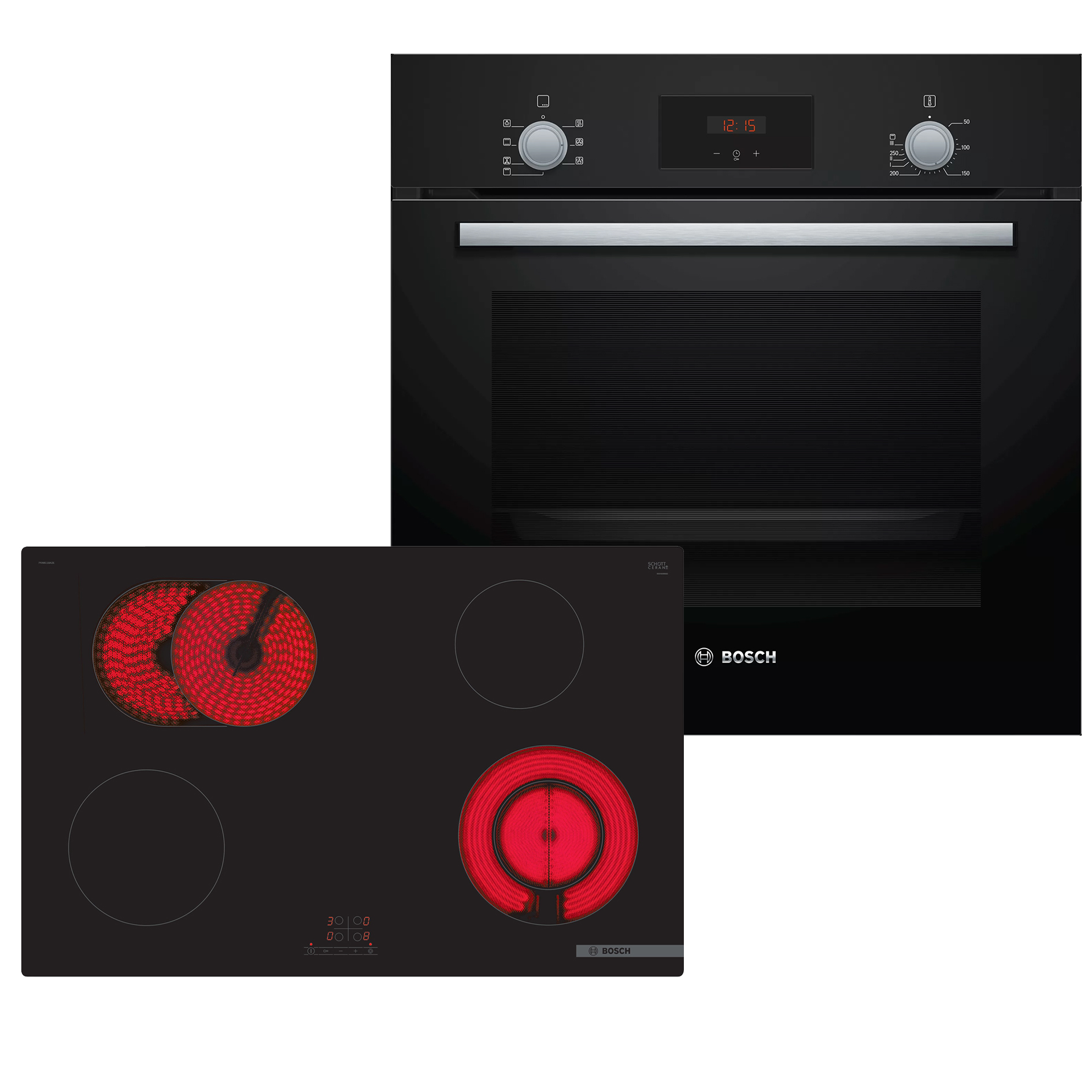 BOSCH Einbau-Backofenset HBD231FB85 - Eco Clean - A