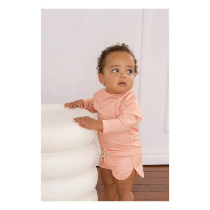 Ina Swim Short de bain Matière Recyclée Mesa  | Abricot
