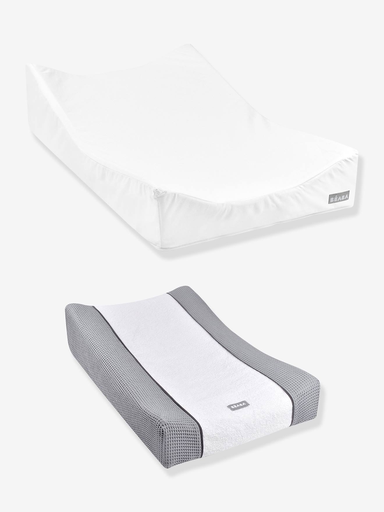 Trocador de fraldas BEABA Sofalange + lençol com elástico e certificado Oeko-Tex, branco