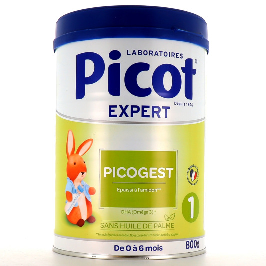 Picot Lait Picogest 1er âge : formule épaissie pour bébé 0-6 mois