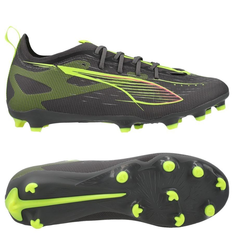 PUMA Ultra 5 Pro FG/AG Audacity - Matte Aged Silver/Jaune/Sun Struck Enfant