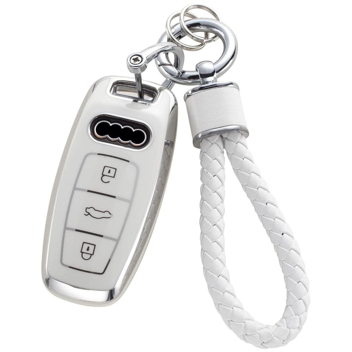 Bilnøkkeldeksel med nøkkelring Audi D
