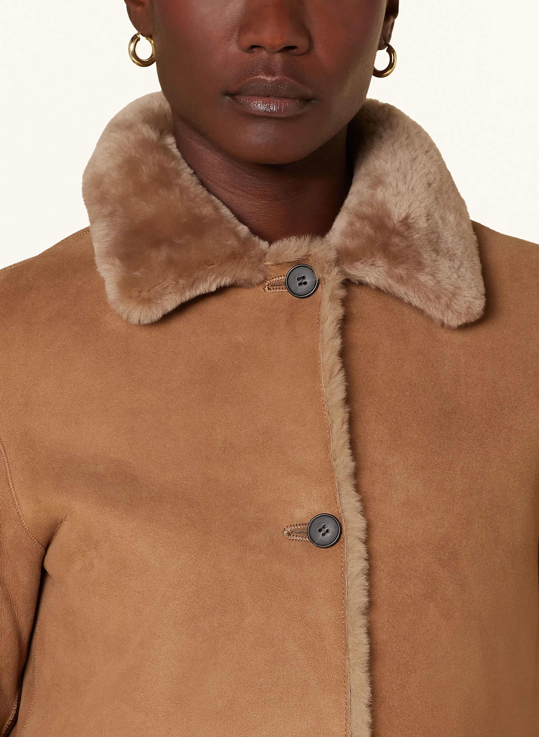 ALLSAINTS Ledermantel SERRA zum Wenden