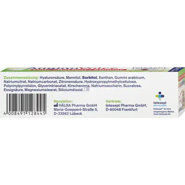 AnginoVoice Hals Rachen Stimme 20 Lutschtabletten Kirsche