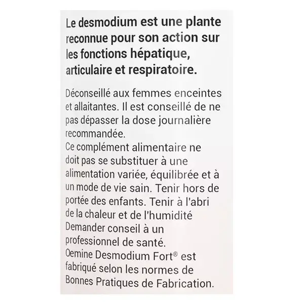 Oemine Desmodium 60 cápsulas