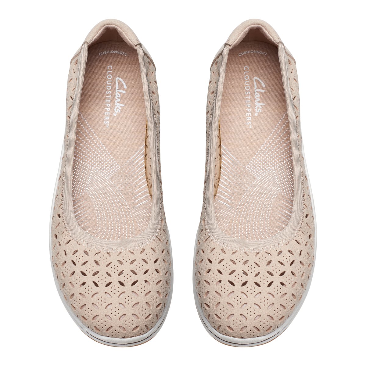 CLARKS-Breeze_roam-Ballerine - Talon plat - Autre Beige