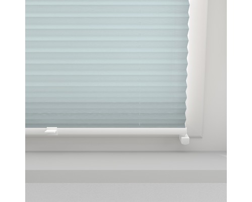 Soluna plisségordijn, daglicht, 40x130 cm, rookblauw