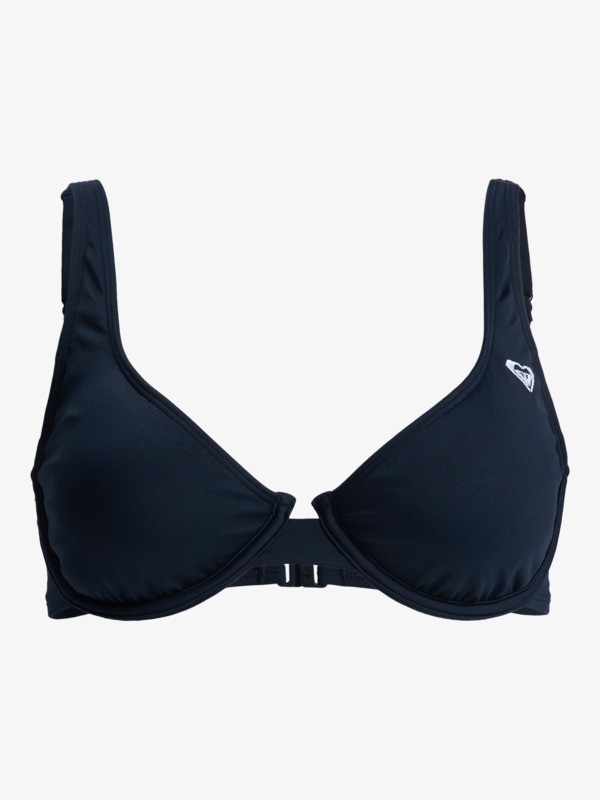 Solid Essentials Underwire Dcup Haut de bikini bonnet D à armatures Noir Femme
