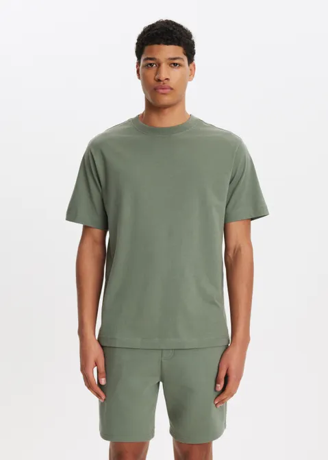 Basic t-shirt groen (LEAFGRE)