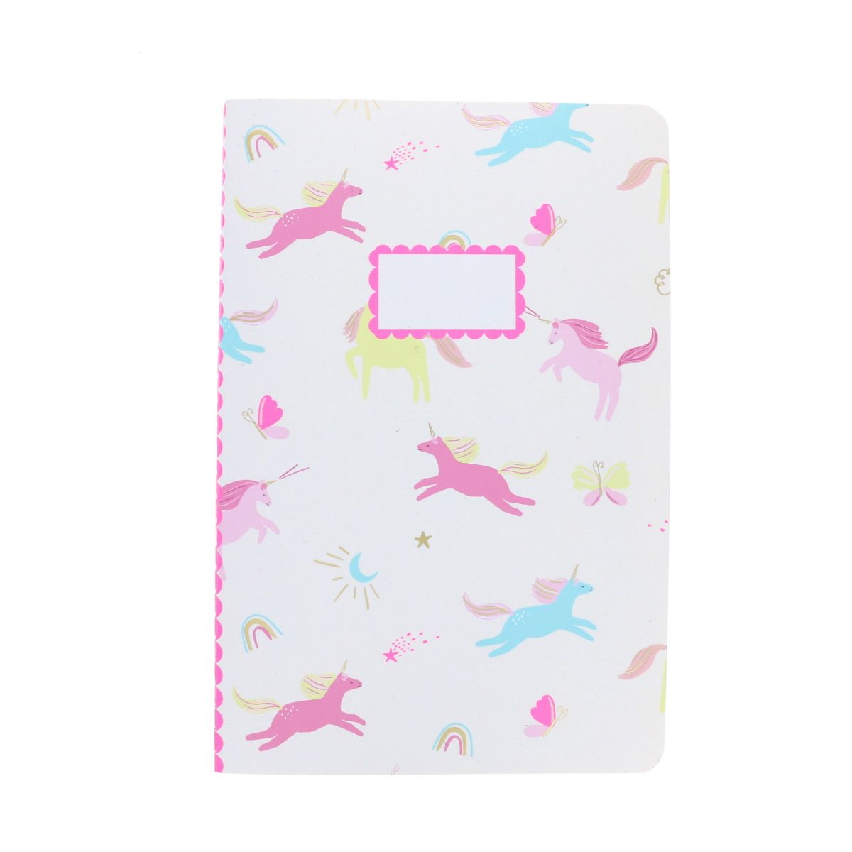 Cahier motifs licornes Mercredi et Patati