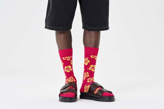 Happy Socks Hibiscus Sock Socken in Mehrfarbig