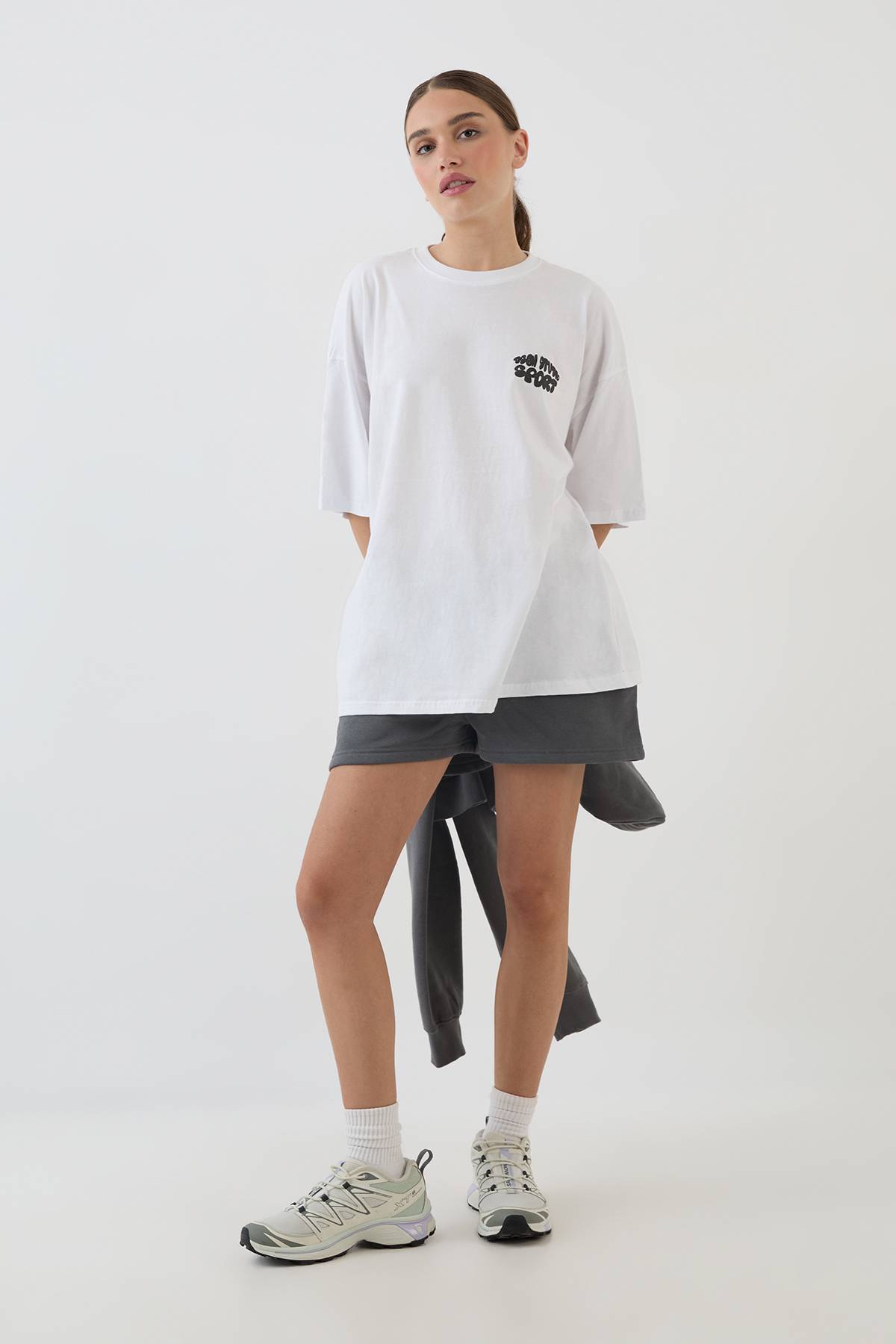 T-shirt Oversize À Imprimé Bulles Sport Dsgn Studio